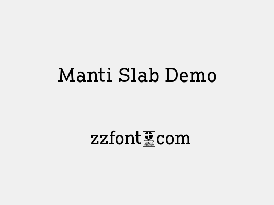 Manti Slab Demo