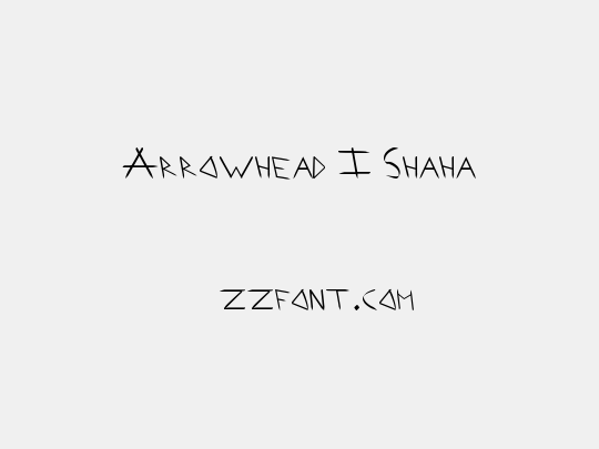 Arrowhead I Shaha