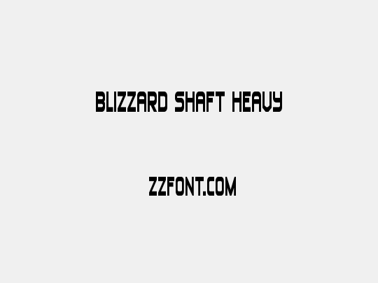 Blizzard Shaft Heavy