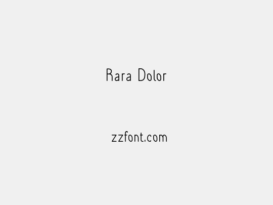 Rara Dolor