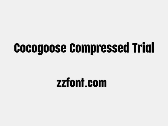 Cocogoose Compressed Trial