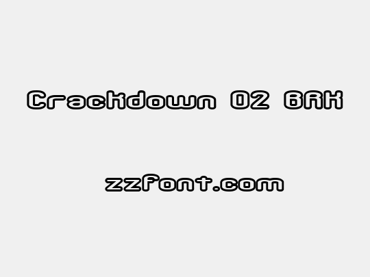 Crackdown O2 BRK