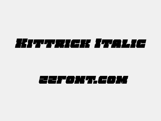 Kittrick Italic