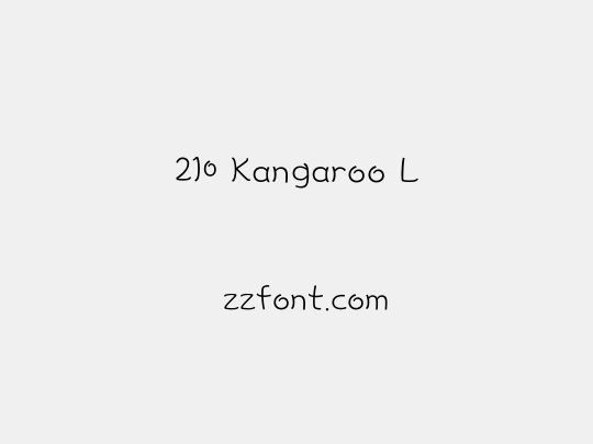 210 Kangaroo L