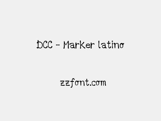 DCC - Marker latino