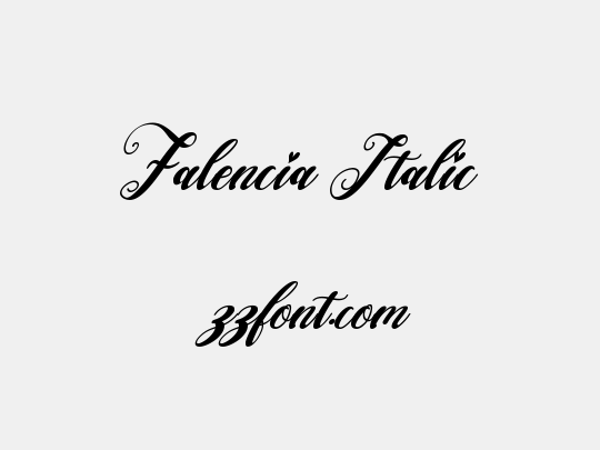 Falencia Italic