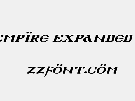 Holy Empire Expanded Italic