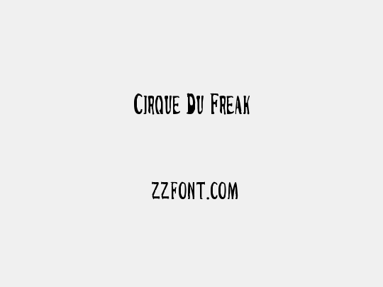 Cirque Du Freak