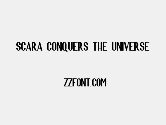 Scara Conquers the Universe