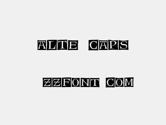 Alte Caps