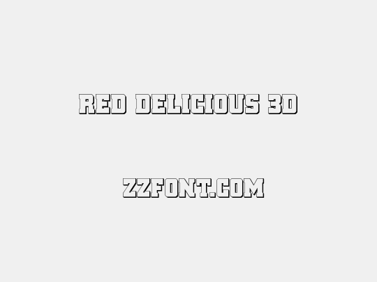 Red Delicious 3D