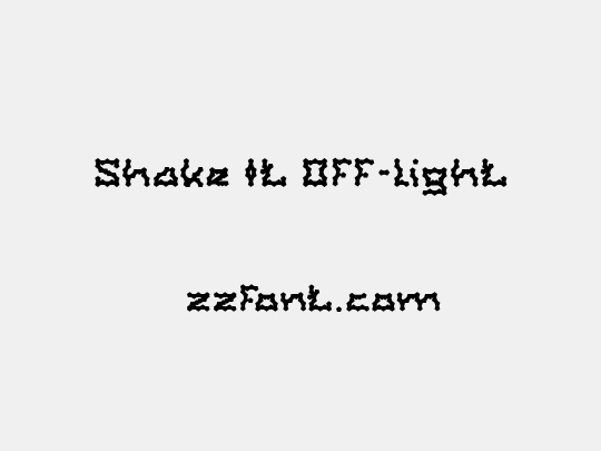 Shake It Off-light