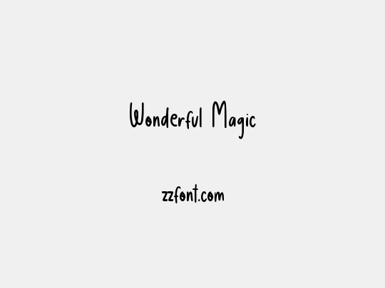 Wonderful Magic