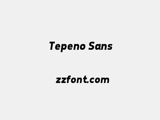 Tepeno Sans