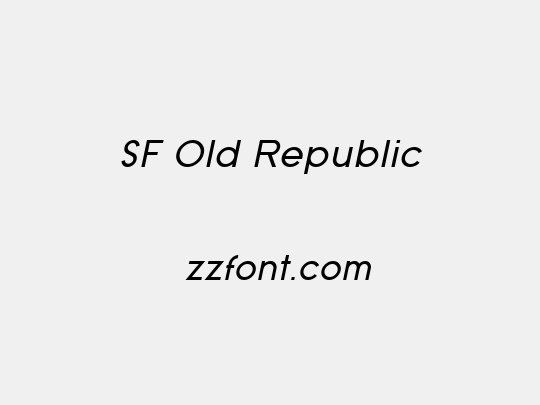 SF Old Republic