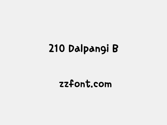 210 Dalpangi B