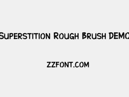 Superstition Rough Brush-DEMO