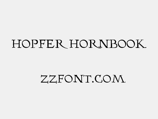 Hopfer Hornbook