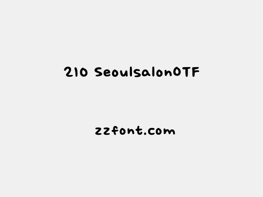 210 SeoulsalonOTF