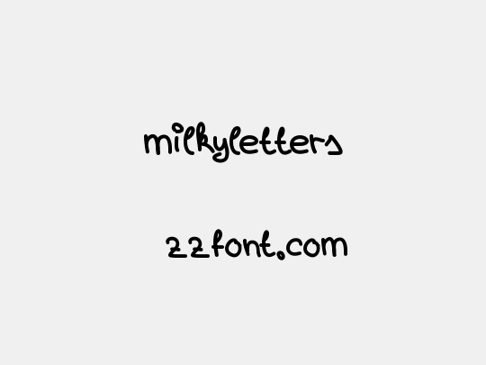 milkyletters