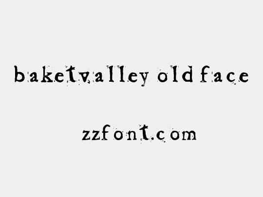 Baketvalley Old Face