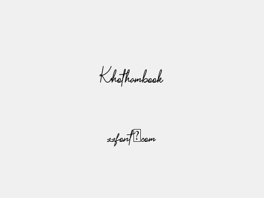 Khothambook