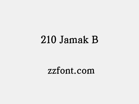 210 Jamak B