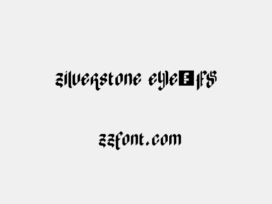 zilverstone eYe/FS