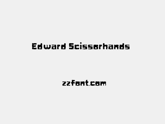 Edward Scissorhands 