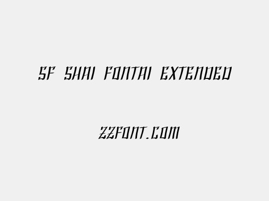 SF Shai Fontai Extended