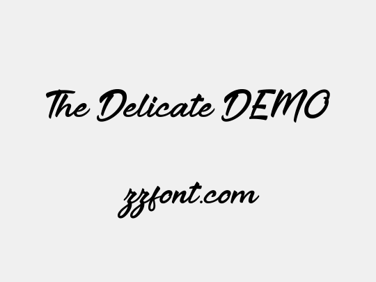 The Delicate DEMO