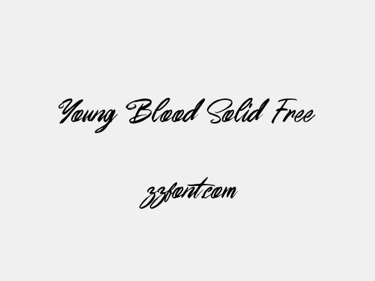 Young Blood Solid Free