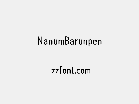 NanumBarunpen