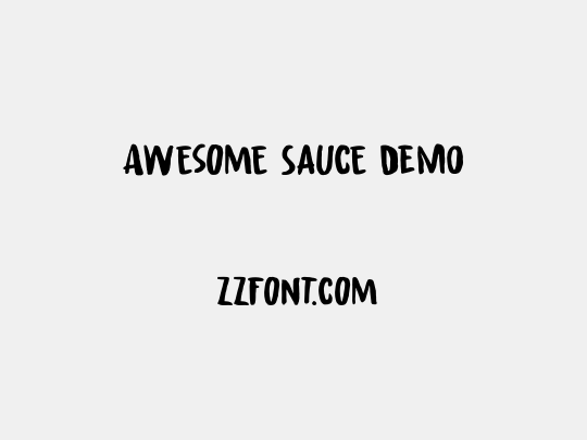 Awesome Sauce DEMO