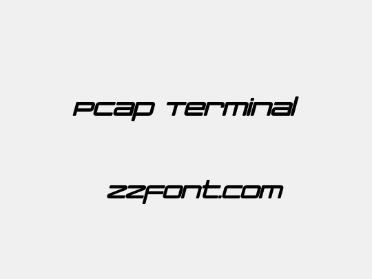 PCap Terminal