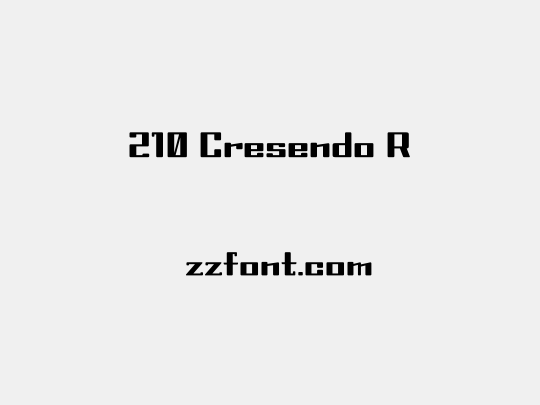 210 Cresendo R