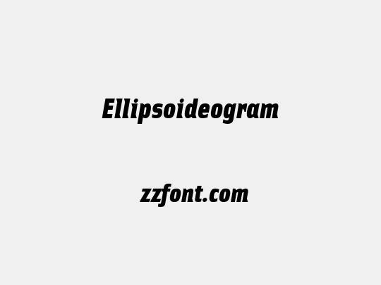 Ellipsoideogram