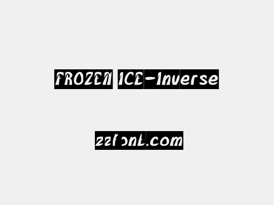 FROZEN ICE-Inverse