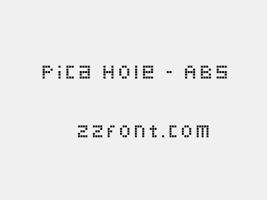 Pica Hole - ABS