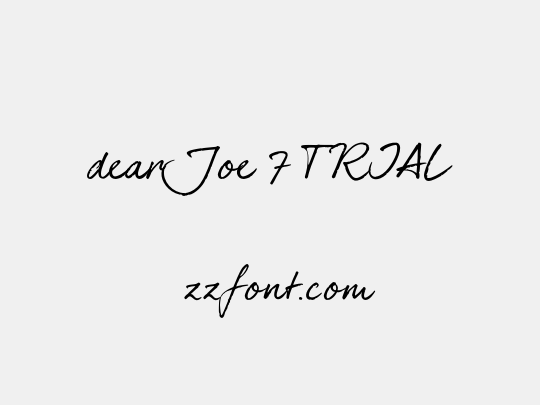 dearJoe 7 TRIAL