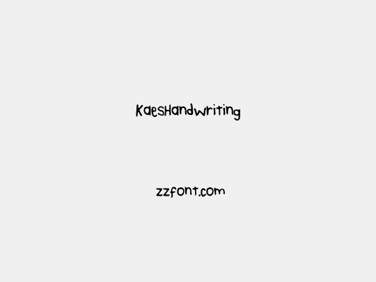 KaesHandwriting