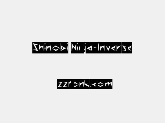 Shinobi Ninja-Inverse