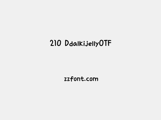 210 DdalkijellyOTF