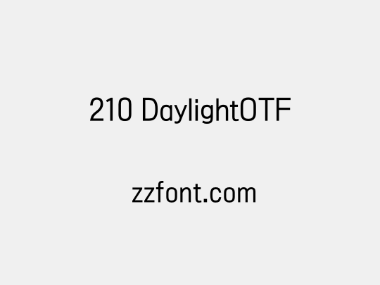 210 DaylightOTF