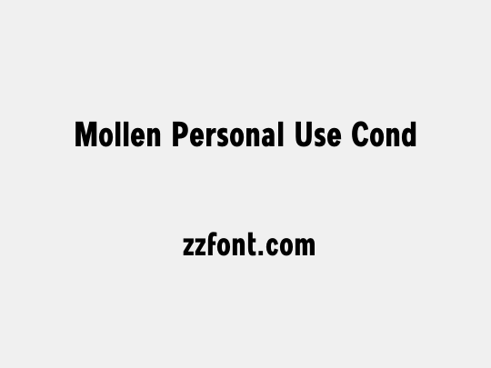 Mollen Personal Use Cond