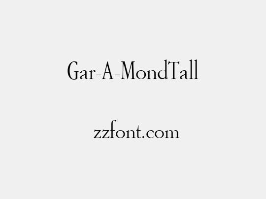 Gar-A-MondTall