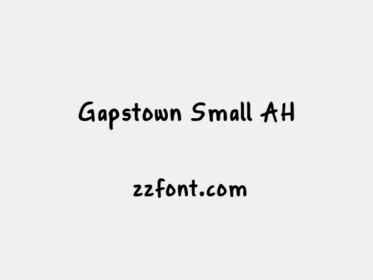 Gapstown Small AH