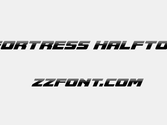 Cruiser Fortress Halftone Italic