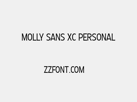 Molly Sans XC PERSONAL