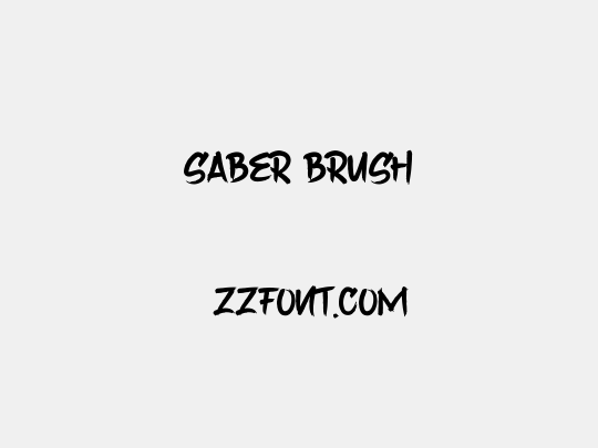 Saber Brush